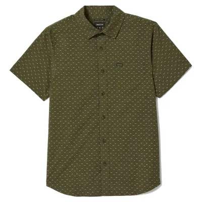 BRIXTON CHARTER PRINT WOVEN SHIRT    