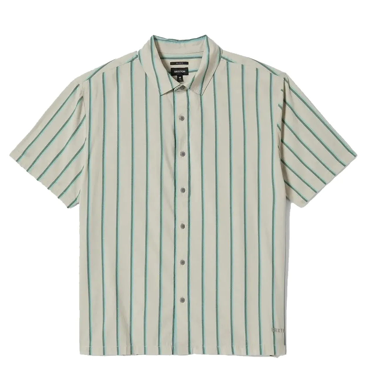 BRIXTON CRU STRIPE WOVEN SHIRT   
