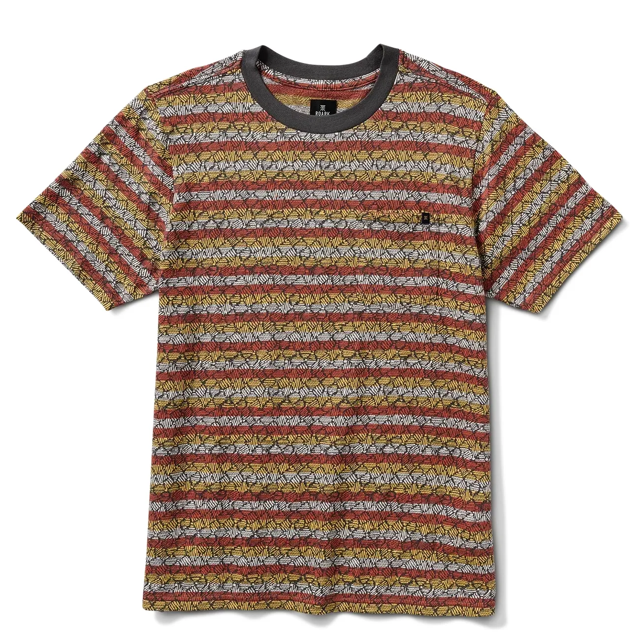 ROARK JOURNEY JACQUARD CREW SHIRT   
