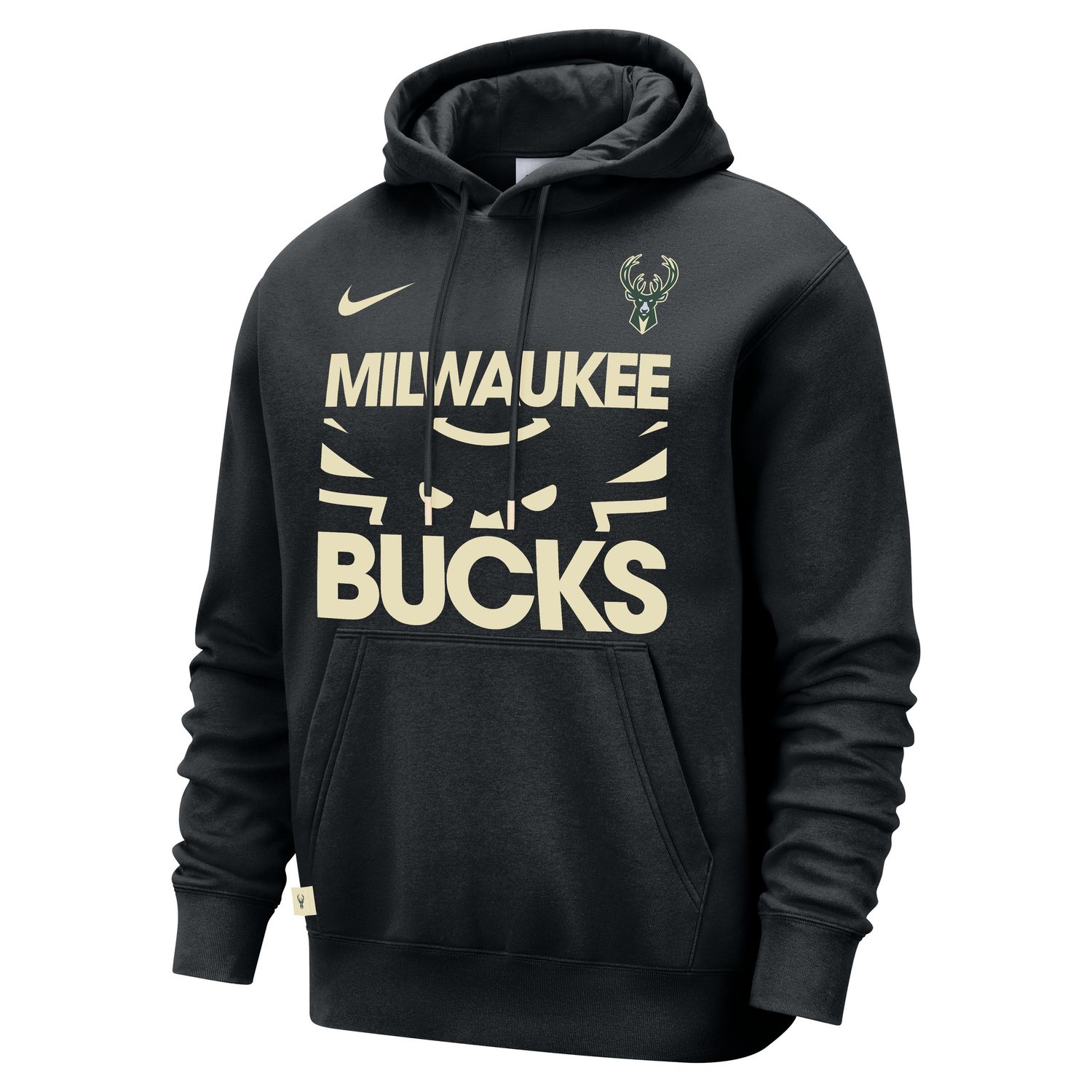 NIKE MILWAUKEE BUCKS CLUB COURTSIDE HOODIE 