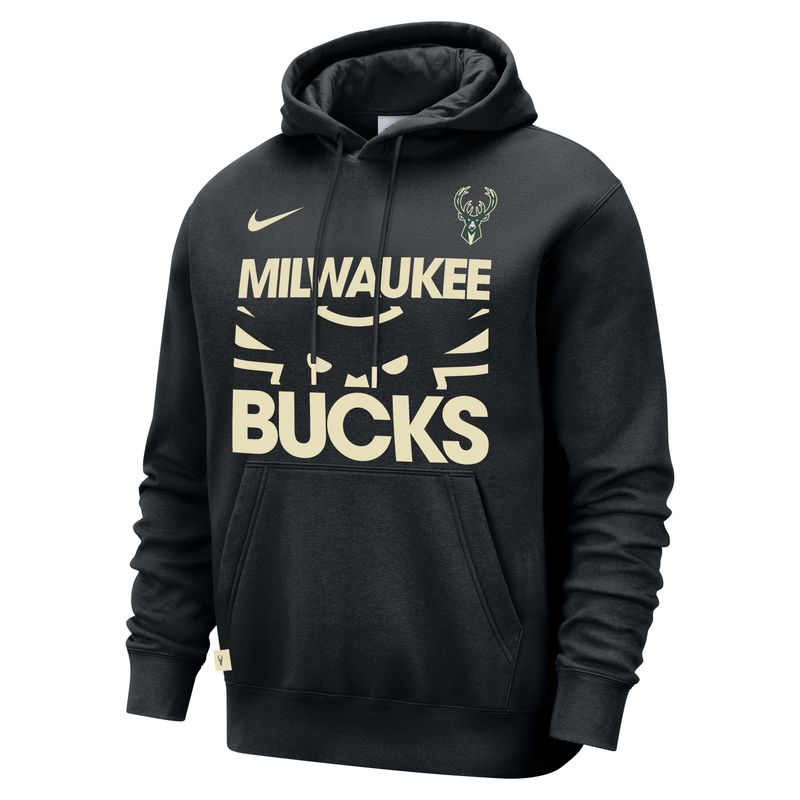 NIKE MILWAUKEE BUCKS CLUB COURTSIDE HOODIE 