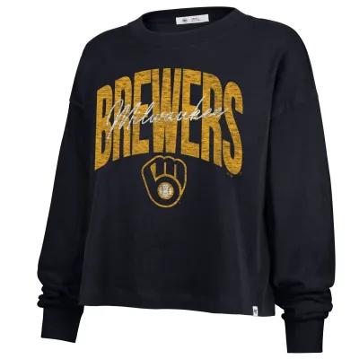 &#39;47 BRAND MILWAUKEE BREWERS WOMEN&#39;S MUSE SYDNEY LONG SLEEVE