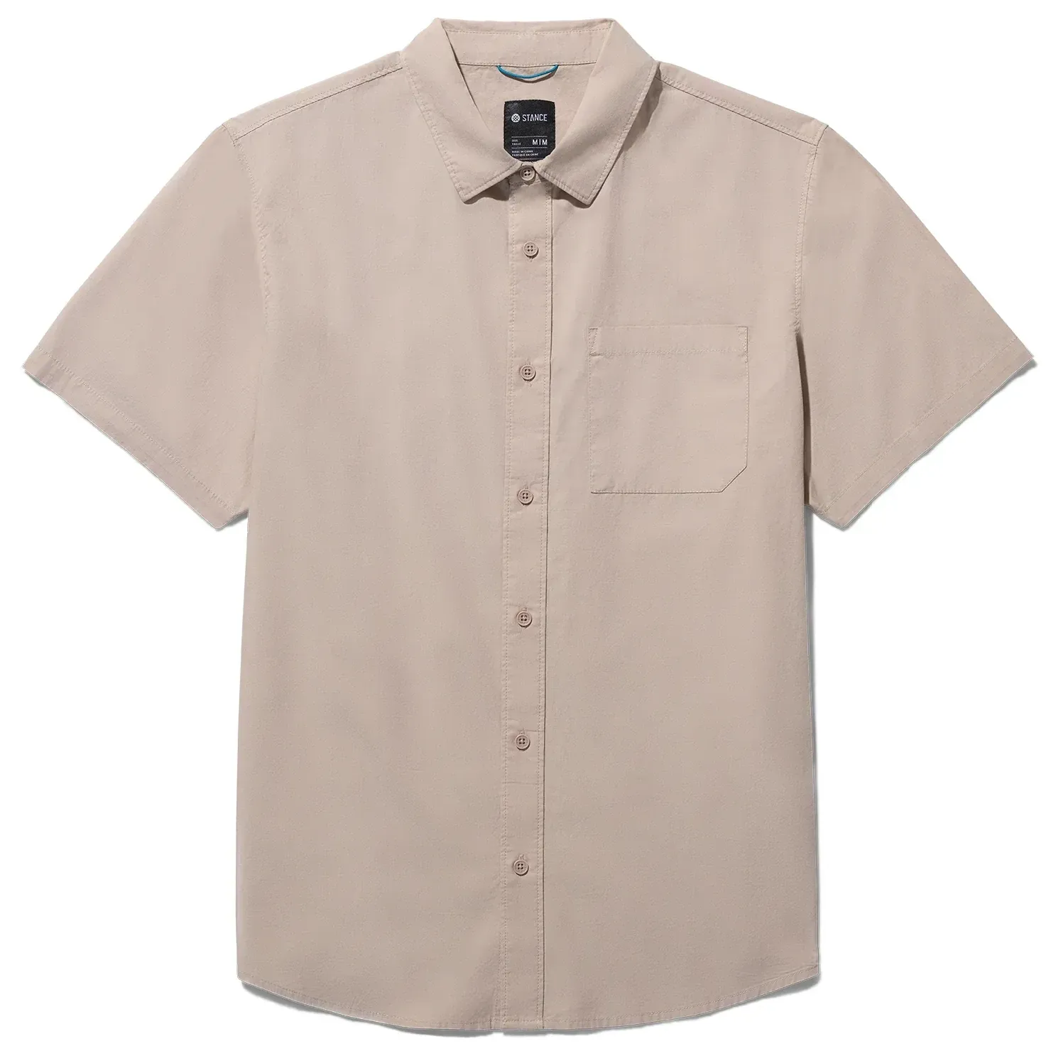 STANCE BALES SHORT SLEEVE BUTTON UP SHIRT