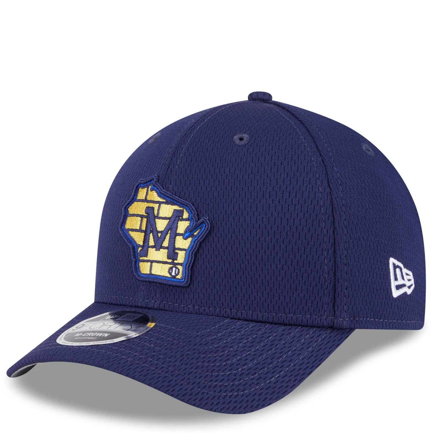 NEW ERA MILWAUKEE BREWERS STATE LOGO 9FORTY M-CROWN SNAPBACK HAT