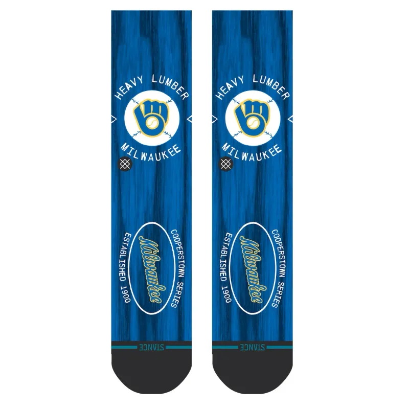 STANCE MILWAUKEE BREWERS LUMBER CREW SOCKS