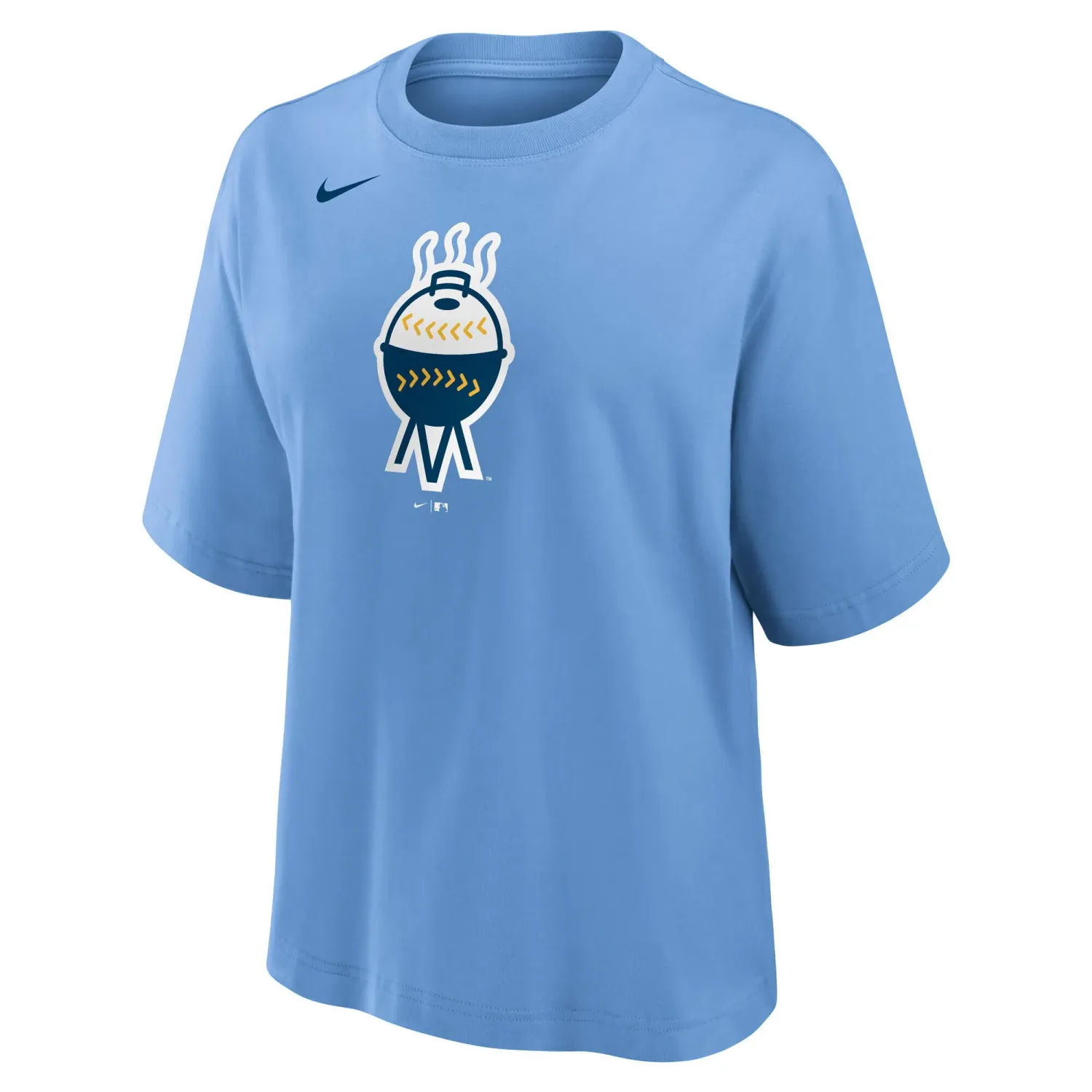 NIKE MILWAUKEE BREWERS WOMEN&#39;S CITY CONNECT BOXY TEE