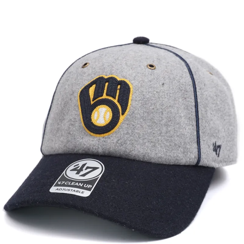 &#39;47 BRAND MILWAUKEE BREWERS BROCKE CLEAN UP HAT