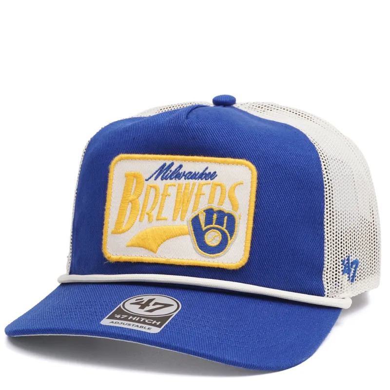 &#39;47 BRAND MILWAUKEE BREWERS EMMETT HITCH TRUCKER HAT