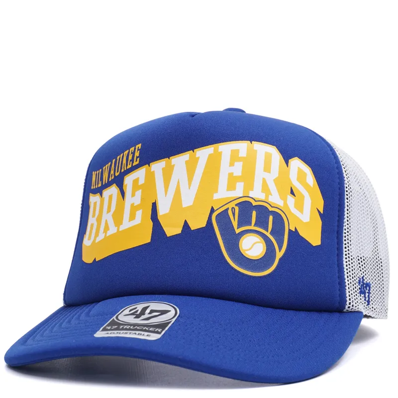 &#39;47 BRAND MILWAUKEE BREWERS MEANDER TRUCKER HAT