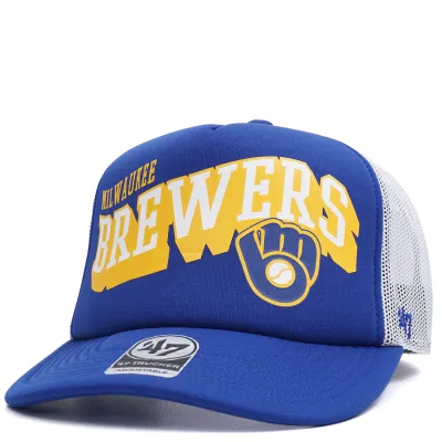 &#39;47 BRAND MILWAUKEE BREWERS MEANDER TRUCKER HAT