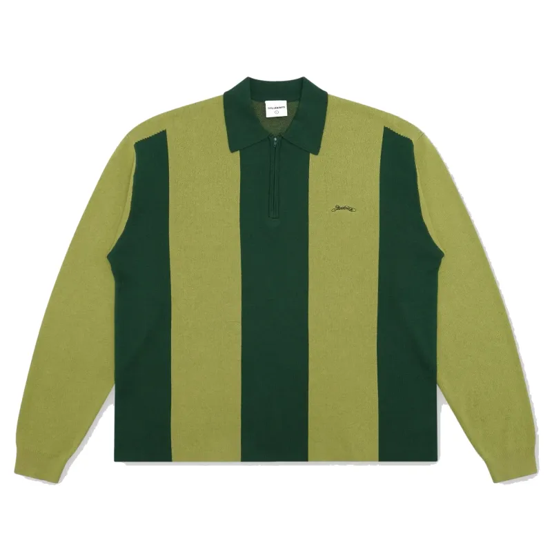 STUDENTS GOLF KENWAY LONG SLEEVE KNIT POLO SWEATER  