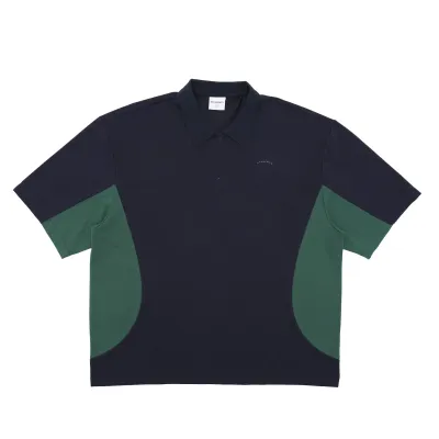 STUDENTS GOLF LINWOOD POPLIN ZIP POLO  