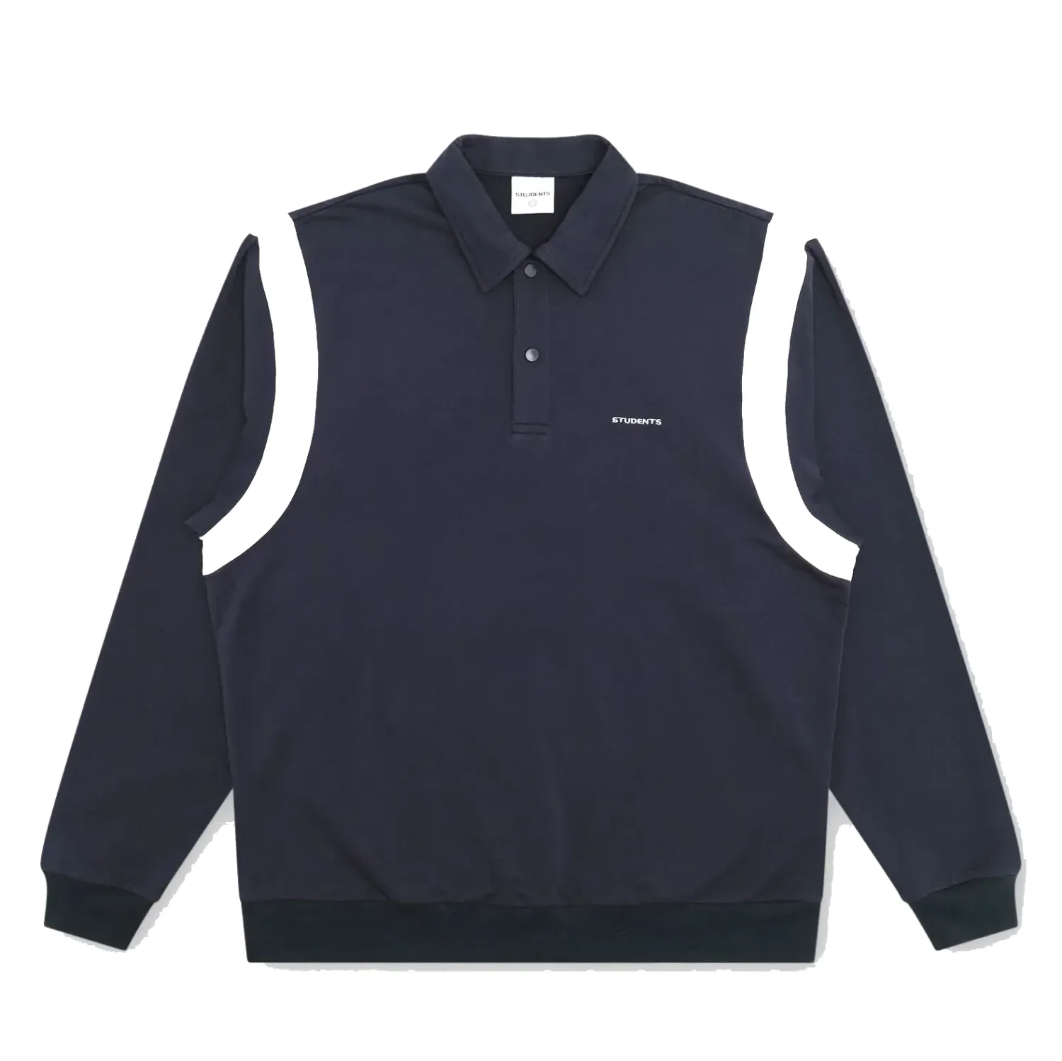 STUDENTS GOLF CLIVE LONG SLEEVE FLEECE POLO  