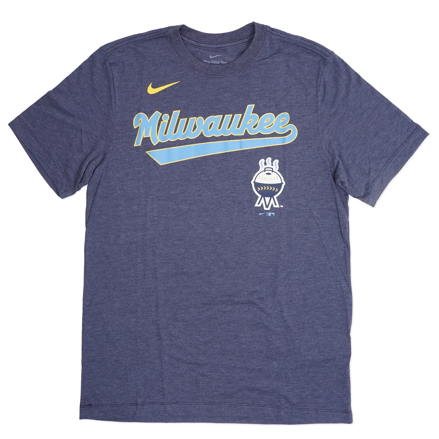 NIKE MILWAUKEE BREWERS CITY CONNECT TRIBLEND TEE 