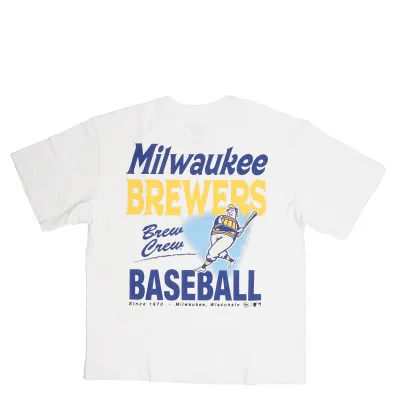 &#39;47 BRAND MILWAUKEE BREWERS ALL FIRE FOUNDATION TEE  