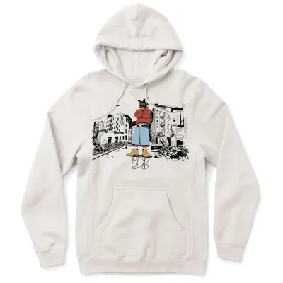 COLOR BARS HARLEM PULLOVER HOODIE   