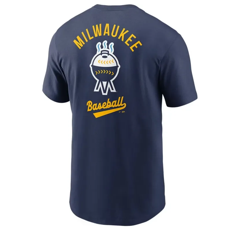 NIKE MILWAUKEE BREWERS 414 CITY CONNECT TEE