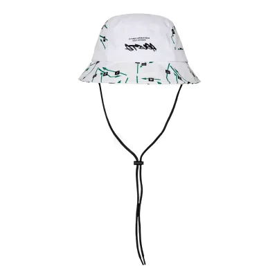 MALBON GOLF FUTURA TAG BUCKET HAT 
