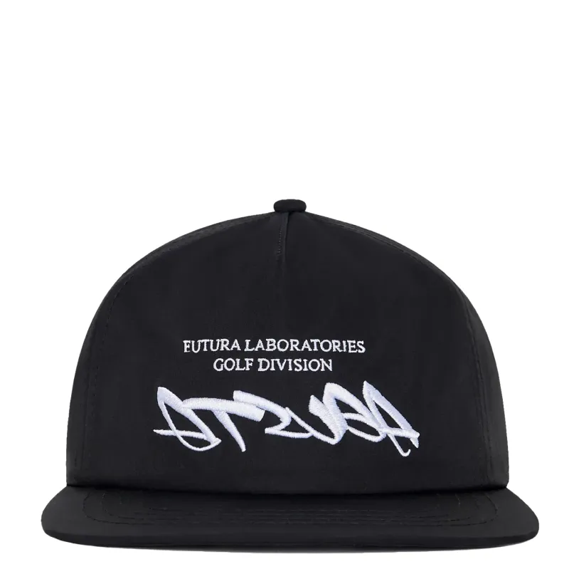MALBON GOLF FUTURA ATSUGA POLY 5 PANEL SNAPBACK HAT