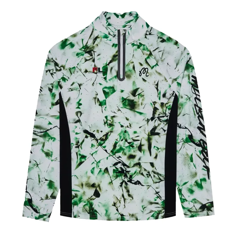 MALBON GOLF FUTURA POLY QUARTER ZIP