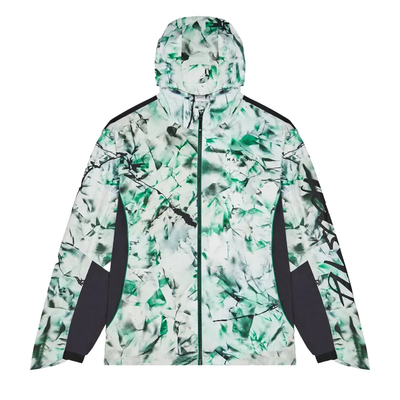 MALBON GOLF FUTURA CRACKLE CAMO RAIN JACKET