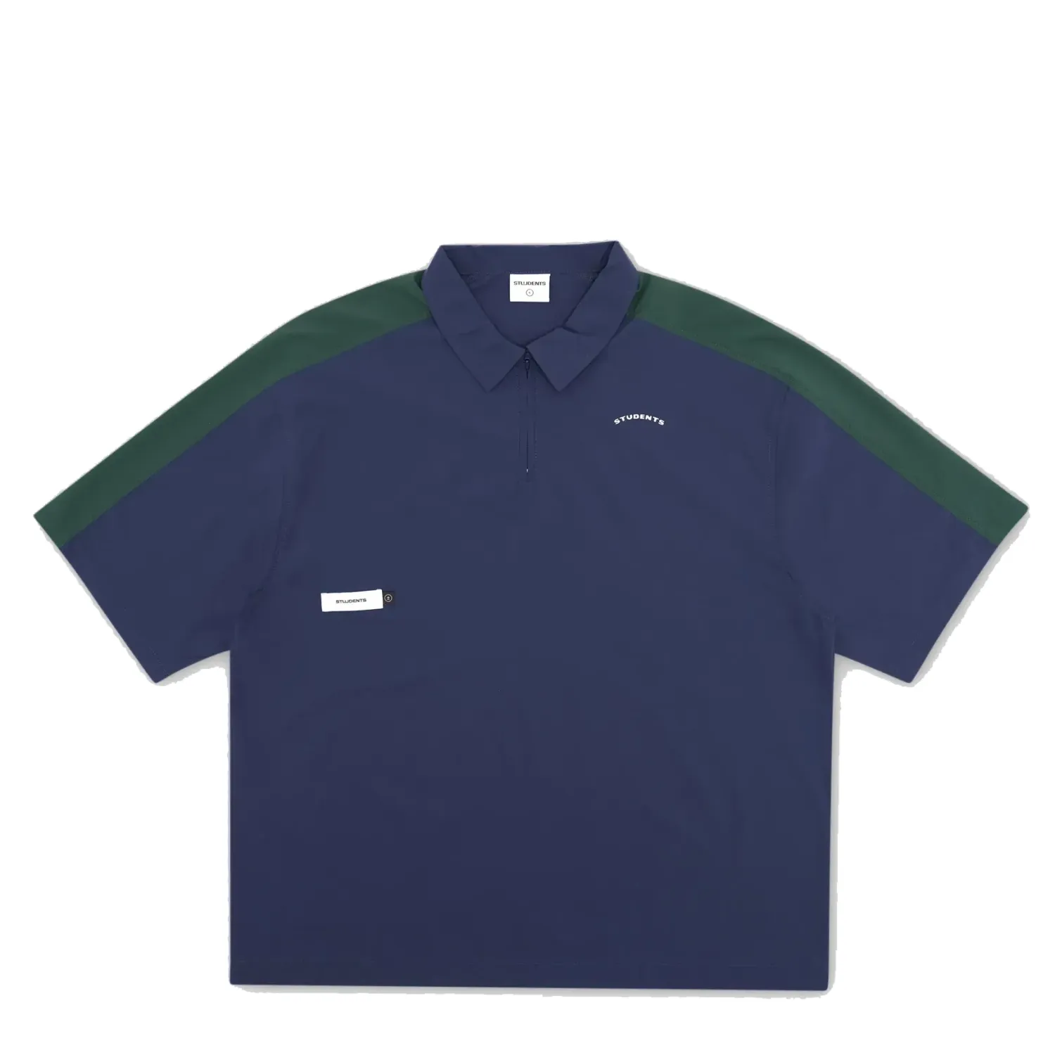 STUDENTS GOLF BALFOUR POPLIN ZIP POLO SHIRT  