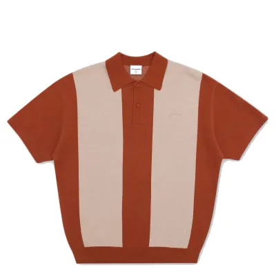 STUDENTS GOLF BROWNE S/S KNIT POLO SWEATER