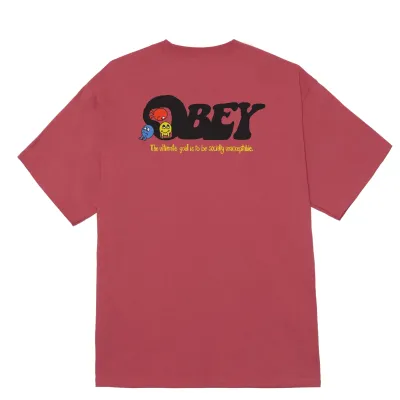 OBEY EARTH DROP OUT TEE 