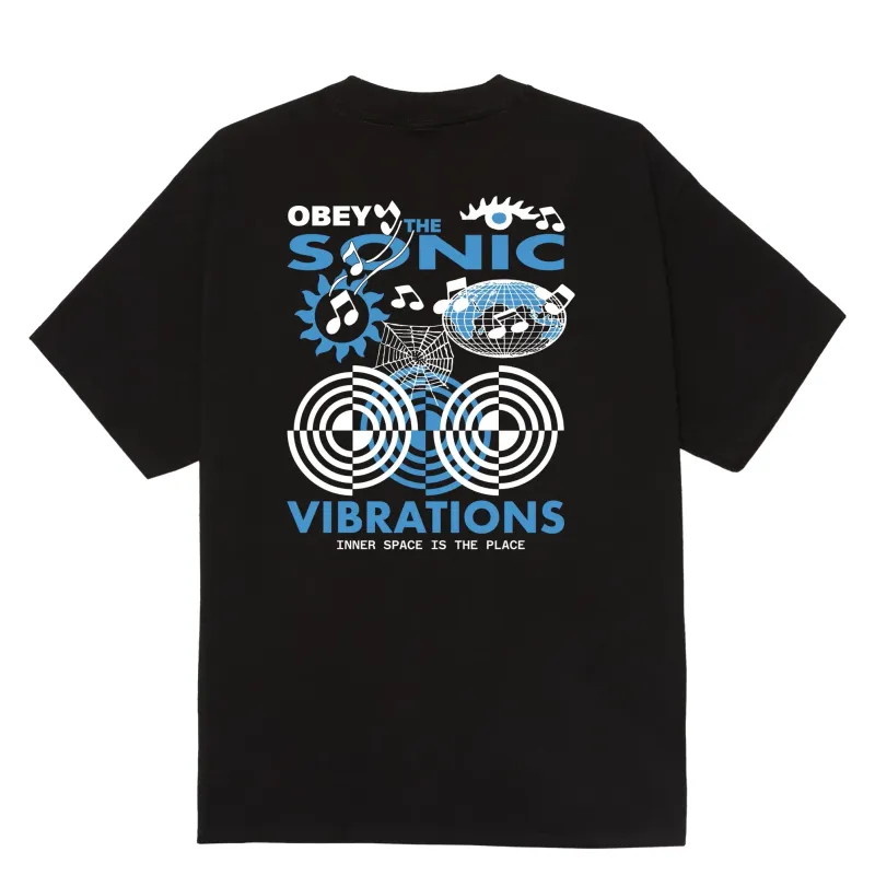 OBEY SONIC VIBRATIONS TEE   