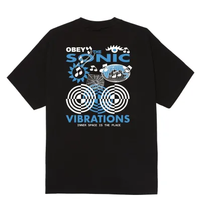 OBEY SONIC VIBRATIONS TEE