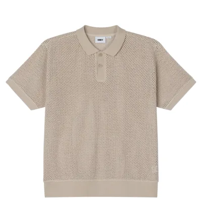 OBEY SARATOGA MESH POLO SHIRT