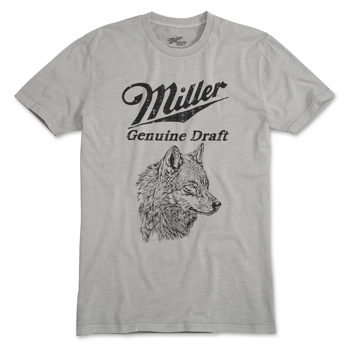 AMERICAN NEEDLE MILLER GENUINE DRAFT RED LABEL PIGMENT TEE  