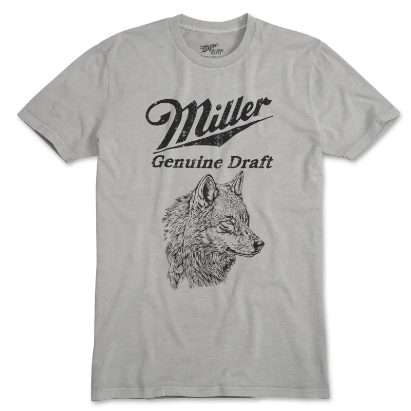 AMERICAN NEEDLE MILLER GENUINE DRAFT RED LABEL PIGMENT TEE  