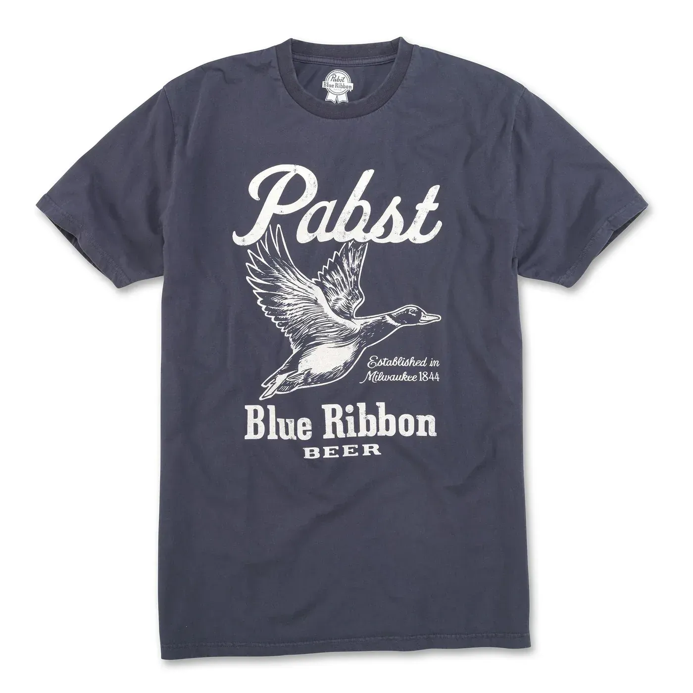 AMERICAN NEEDLE PABST BLUE RIBBON RED LABEL PIGMENT TEE   
