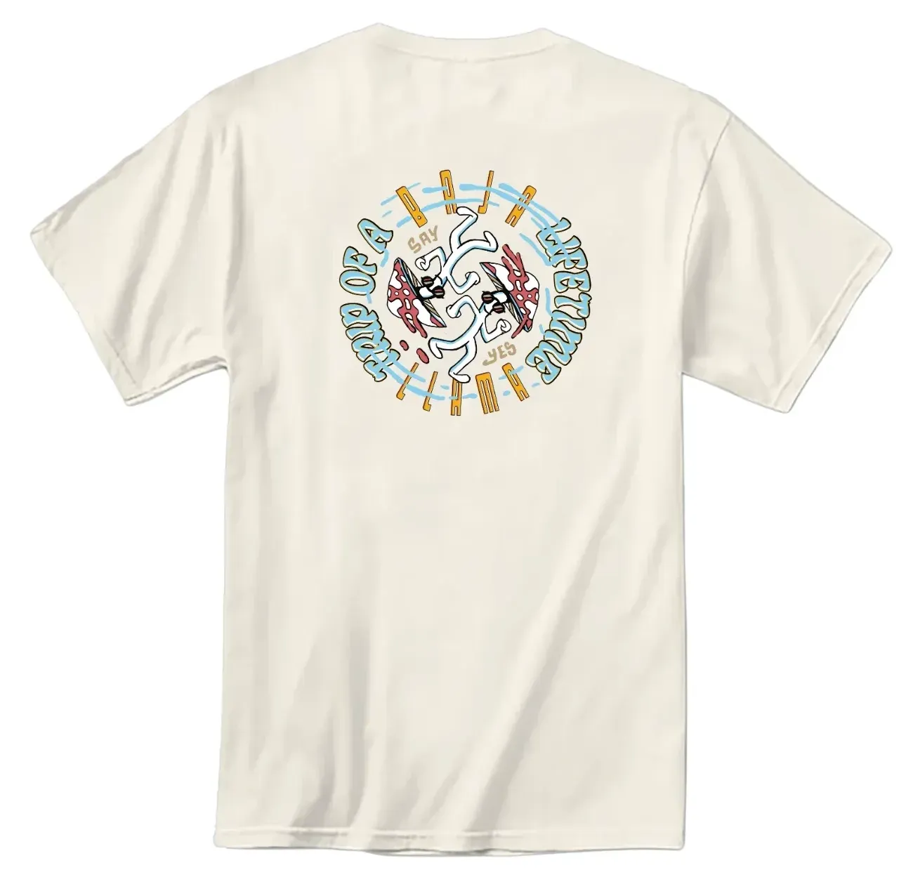 BAJA LLAMA TRIP IN CIRCLES PRIMO GRAPHIC TEE  