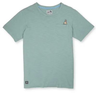 BAJA LLAMA CERVEZA FOR MY FACE POCKET TEE