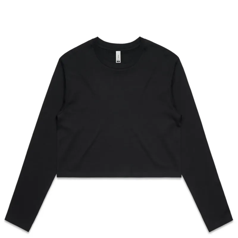ASCOLOUR WOMEN&#39;S CROP LONG SLEEVE TEE 