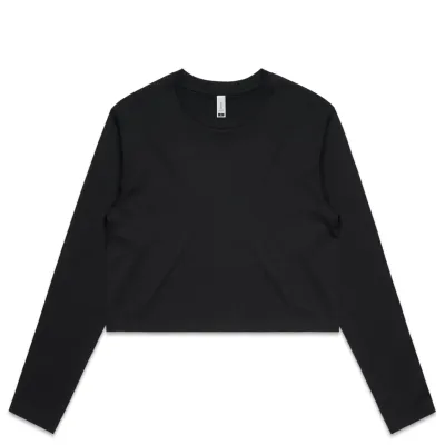 ASCOLOUR WOMEN&#39;S CROP LONG SLEEVE TEE 