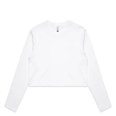 ASCOLOUR WOMEN&#39;S CROP LONG SLEEVE TEE 