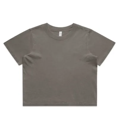 ASCOLOUR WOMEN&#39;S HEAVY FADED CROP TEE  