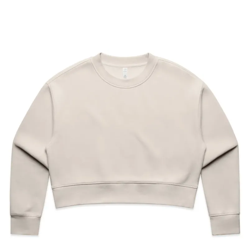 ASCOLOUR WOMEN&#39;S RELAX CROP CREWNECK SWEATSHIRT  