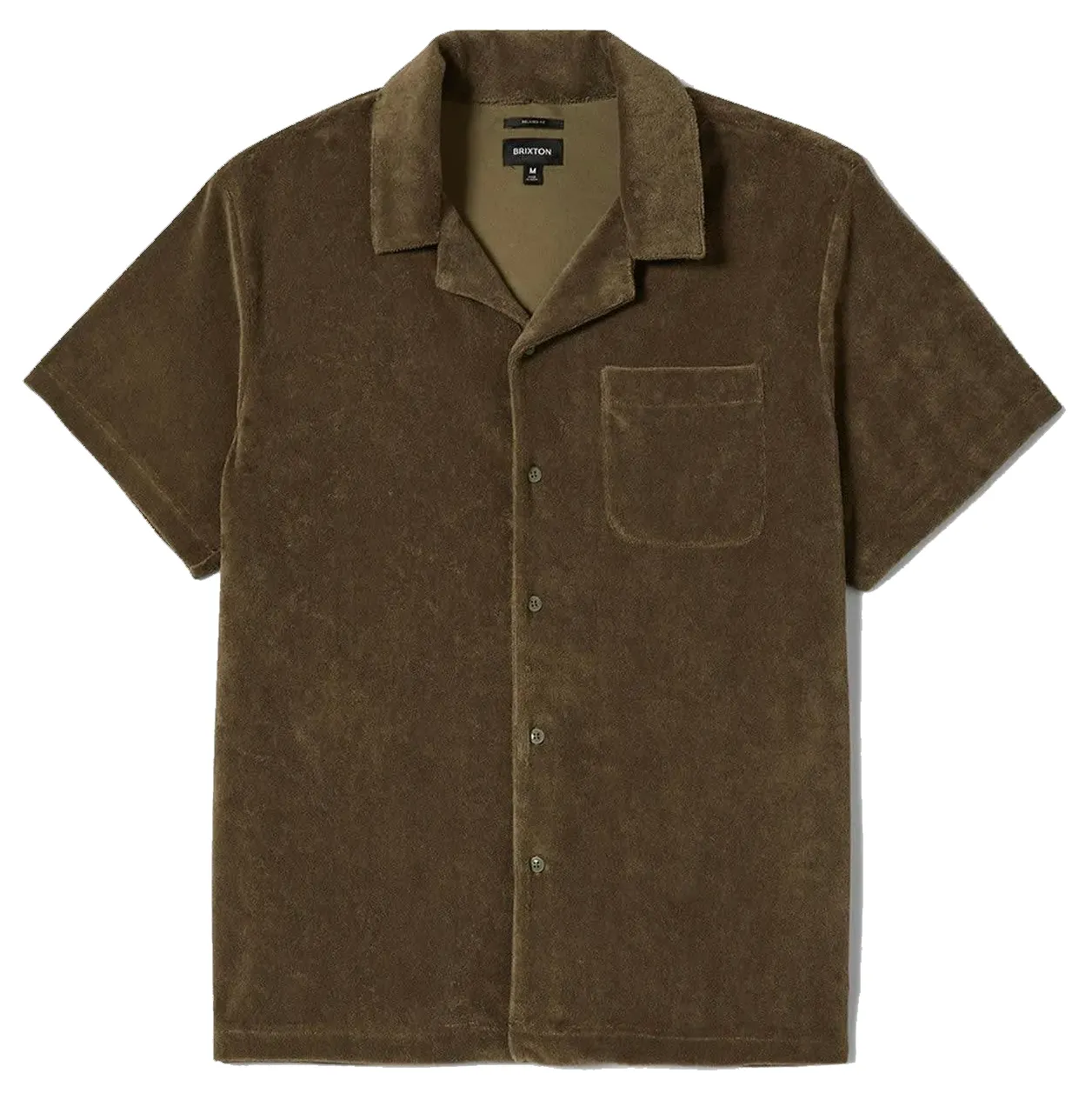 BRIXTON BUNKER TERRY CLOTH SHIRT  