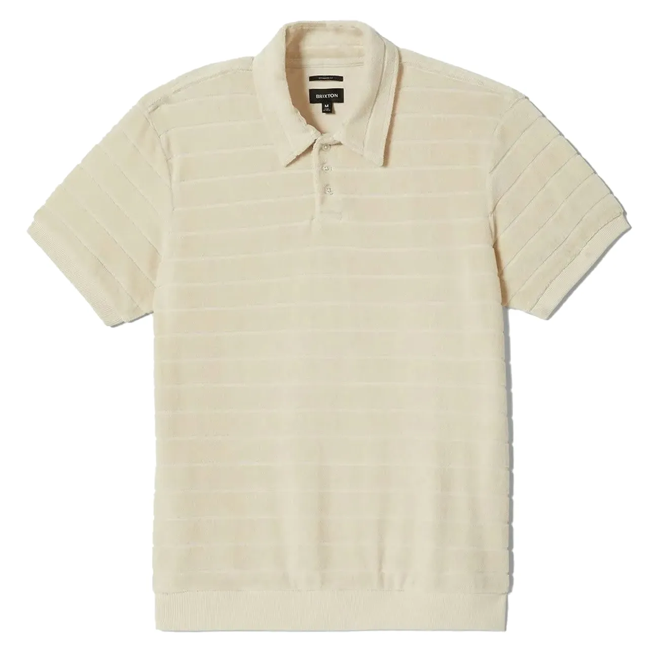 BRIXTON WEEKEND TERRY CLOTH POLO SHIRT   