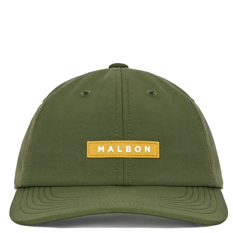 MALBON GOLF BLOCK NYLON PACKABLE HAT