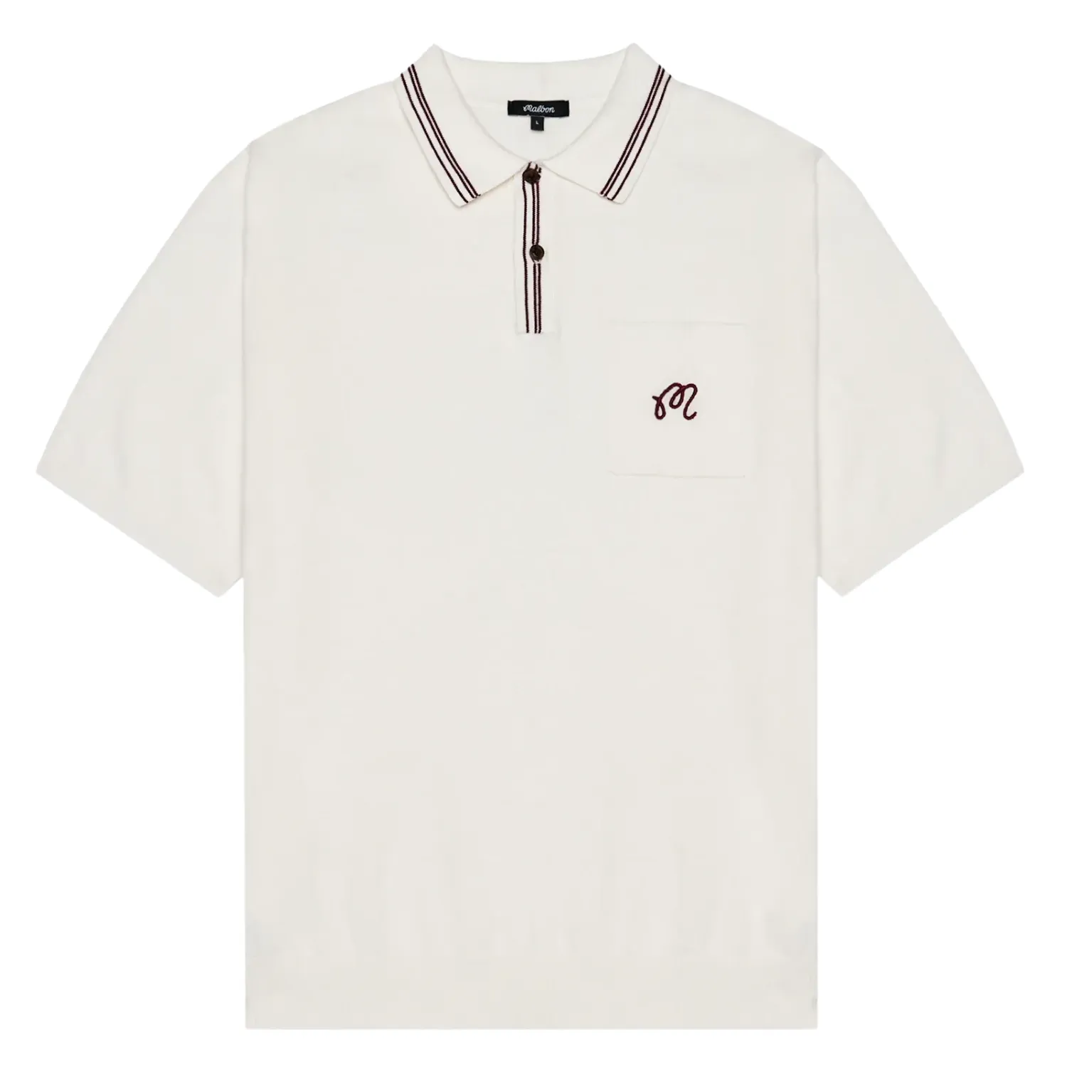 MALBON GOLF CAMPANIA KNIT POLO SHIRT 