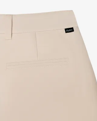 Malbon Golf Classic Pleated Shorts – Sand Performance Tailored Fit