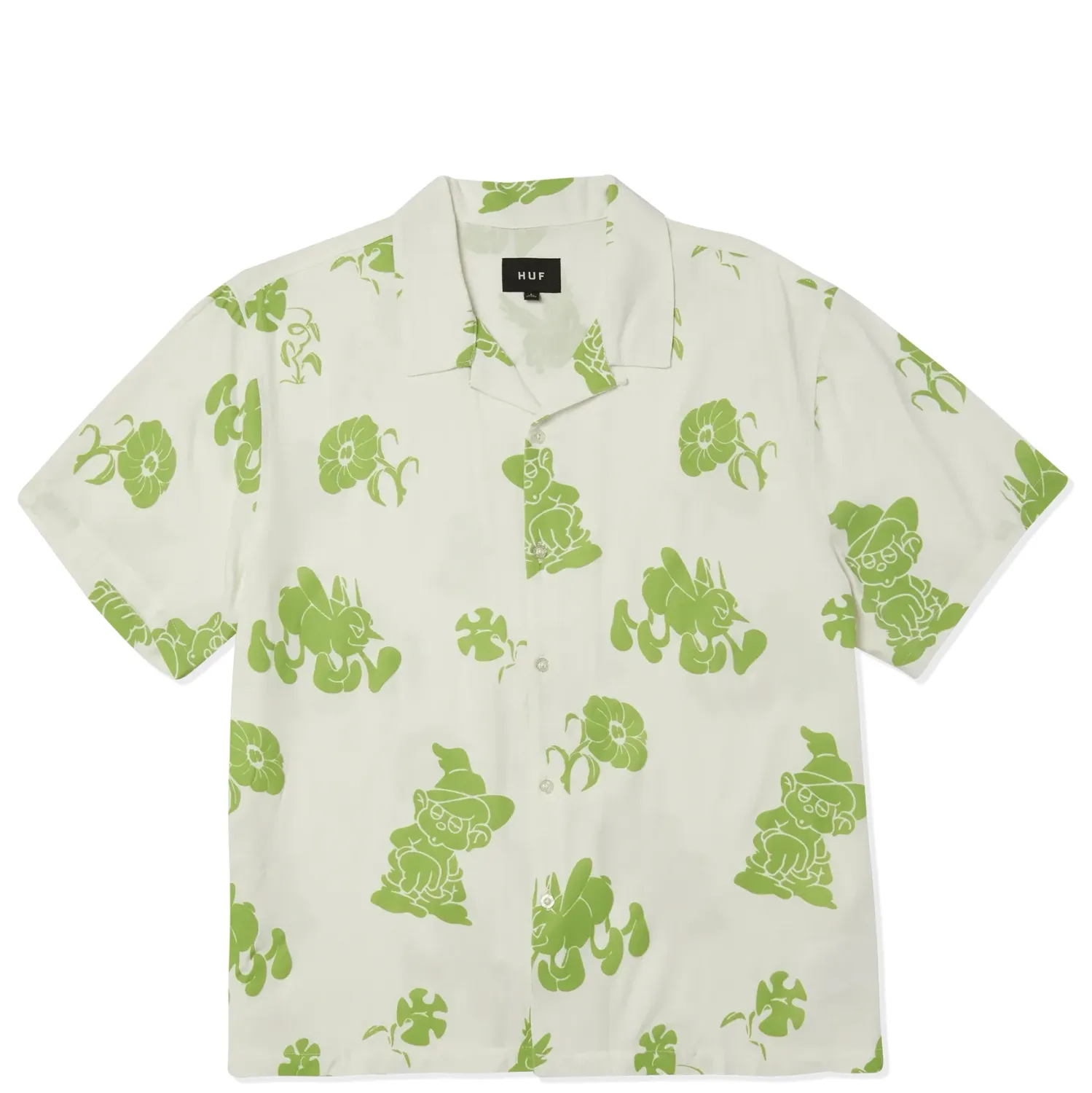 HUF TRIP FLOCKED RESORT SHIRT