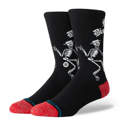 STANCE X SOCIAL DISTORTION SKELLY DANCING CREW SOCKS
