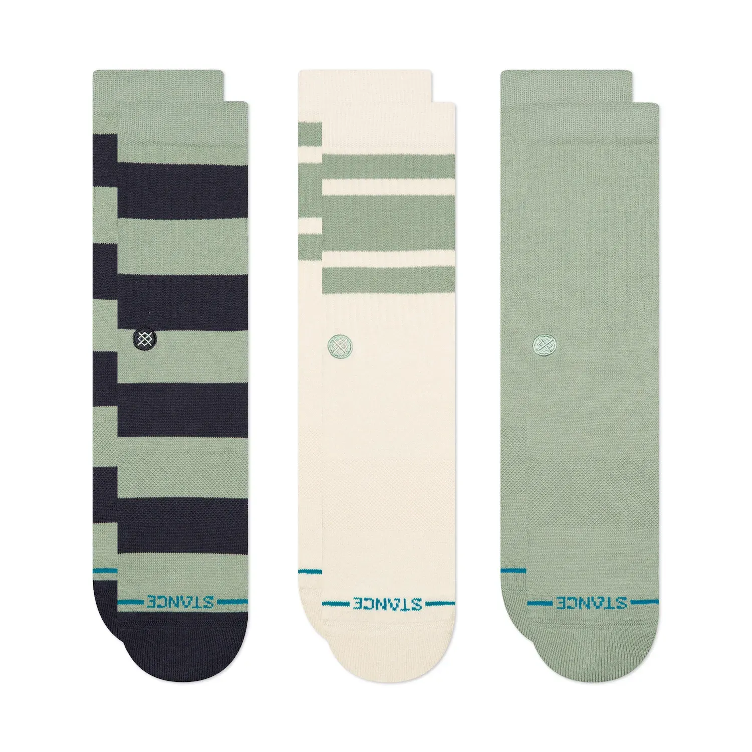 STANCE TOWNIE 3-PACK CREW SOCKS
