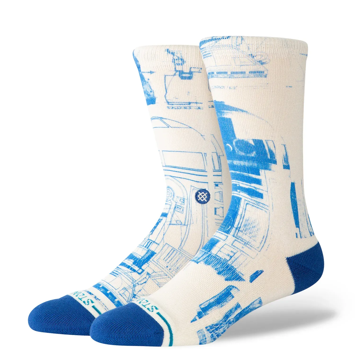 STANCE X STAR WARS R2 D2 CREW SOCKS